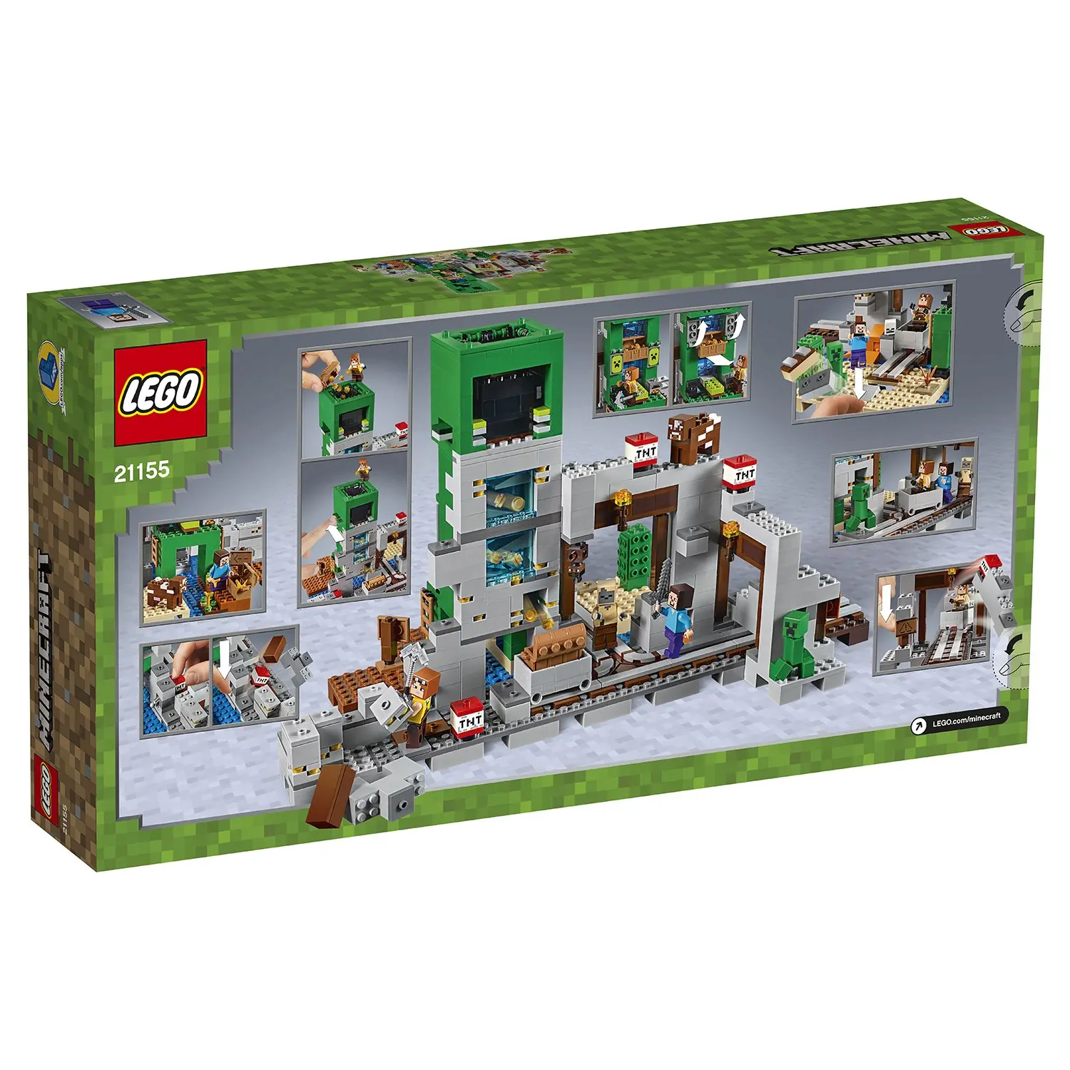 Designer Lego Lego Minecraft mine cryper 21155 Designer Lego Lego Minecraft mine cryper 21155