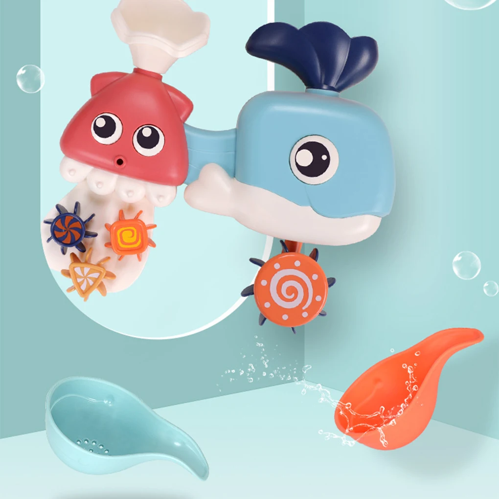 Комплект из 3 предметов для малышей игрушки для ванной комнаты мультфильм Ванна играть водные игрушки Дети душ для купания, подарок на праздник