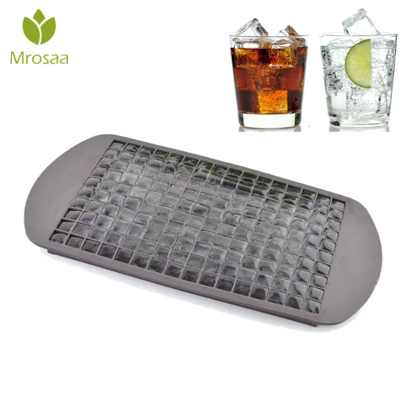 

160 Grids Food Grade Silicone Ice Tray Fruit Ice Cube Maker DIY Creative Small Ice Cube Mold Square Shape Kitchen Accessories