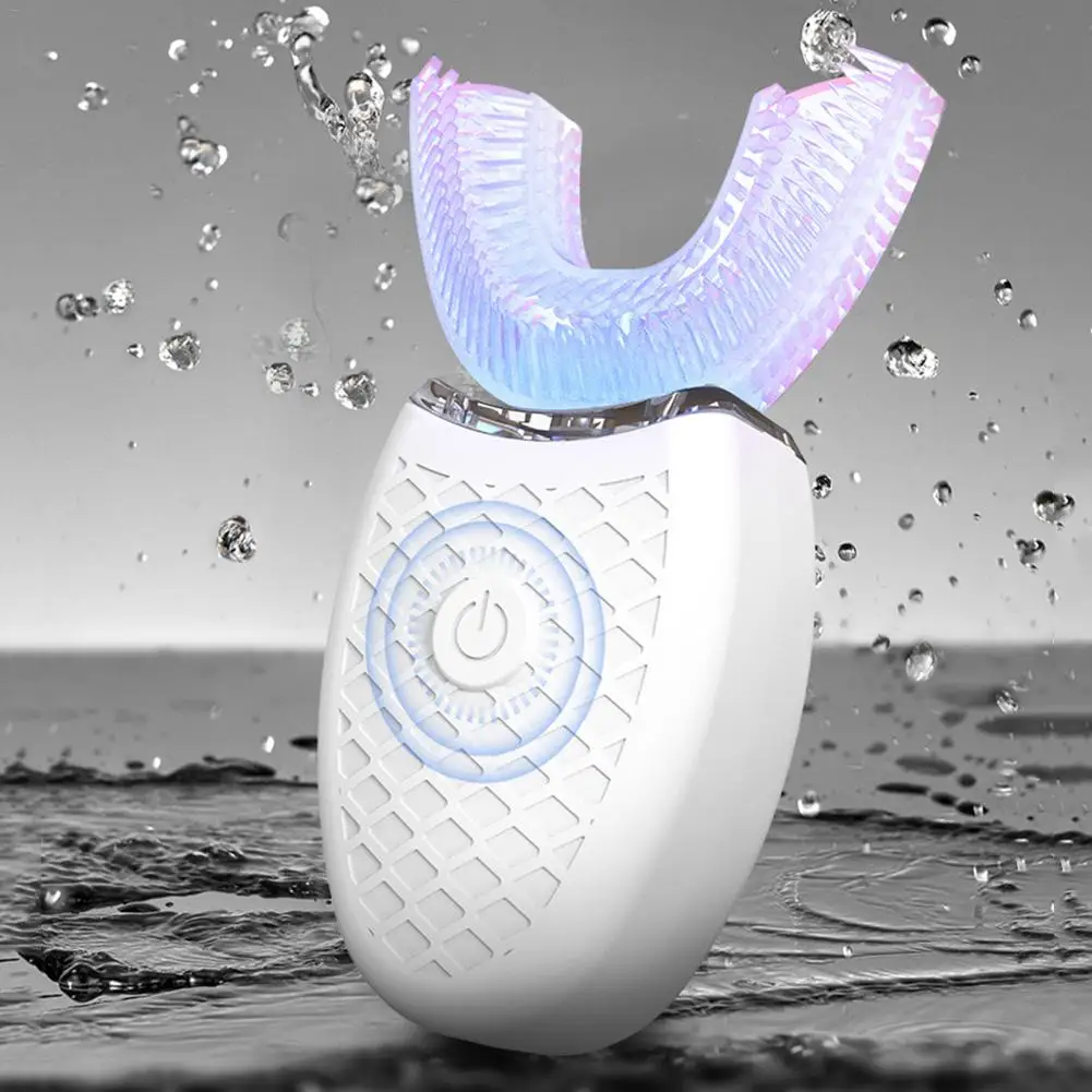 

Electric Toothbrush 360 Degree U-shaped Intelligent Automatic Sonic Electric Toothbrush USB Rechargeable Teeth Care Toothbrush