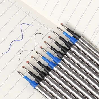 

5 Pcs 11.2cm For Crystal Diamond Gel Pen Metal Pen Refill Student Pen Rod Blue/Black Ink