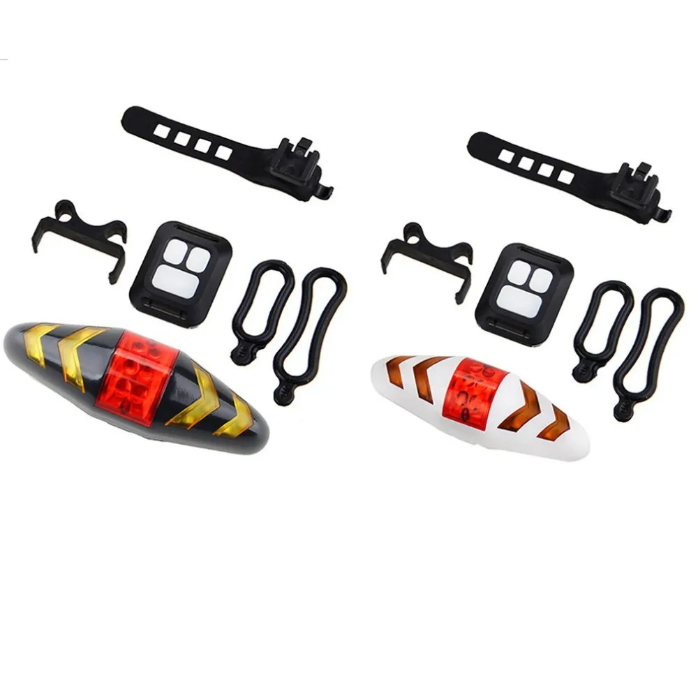 New bicycle steering lights wireless remote control mountain bike tail lights riding lights flashing smart tail lights