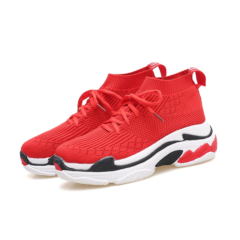 

Sneakers Breathable Outdoor Walking Shoes Woman Mesh Casual Shoes Multicolor Lace-Up Ladies Shoes Fashion Female Sneakers