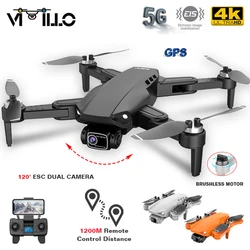 Dron L900 Pro con GPS, 4K, cámara Dual profesional HD, 5G, WIFI, FPV, 28 minutos de distancia de vuelo, 1,2 km, Motor sin escobillas, Quadcopter S4, nuevo
