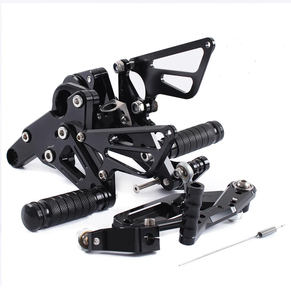 Для YAMAHA MT09 MT 09 CNC мотоцикл регулируемая коробка передач задние наборы ножная педаль подставки для ног