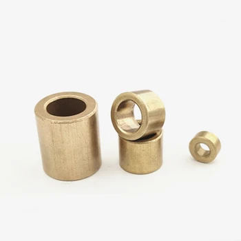 

5Pcs 3/4/5mm Inner Diameter Oil self-lubricating Brass Sleeve Bearing Guide Bush 6mm-9mm Outside Diameter