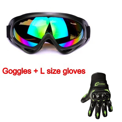 L Green gloves Военные очки, мото, пуленепробиваемые, армейские солнцезащитные очки, охотничьи, стрельба, Воздушный пистолет, CS, военные игры, велосипедные, мотоциклетные очки, для спорта на открытом воздухе - Цвет: L Green gloves