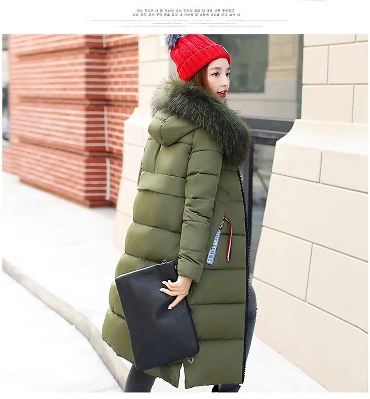 M-SXL, Новое поступление, Модная приталенная женская зимняя куртка с хлопковой подкладкой, теплое плотное Женское пальто, длинное пальто, парка, женские куртки