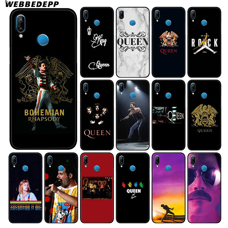 Queen Bands Soft Case for Huawei Mate 30 P20 P30 P Smart Z Plus Lite Pro 2018 2019 Honor View 20 9X |