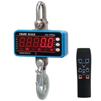 

1000kg/2000lb Hanging Scale Digital Industrial Heavy Duty Crane Scale Smart High Accuracy Electronic