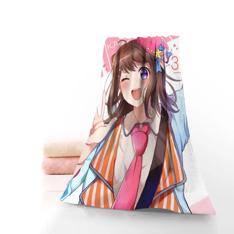 

Custom Toyama Kasumi Towel Printed Cotton Face/Bath Towels Microfiber Fabric For Kids Men Women Shower Towels 70X140cm