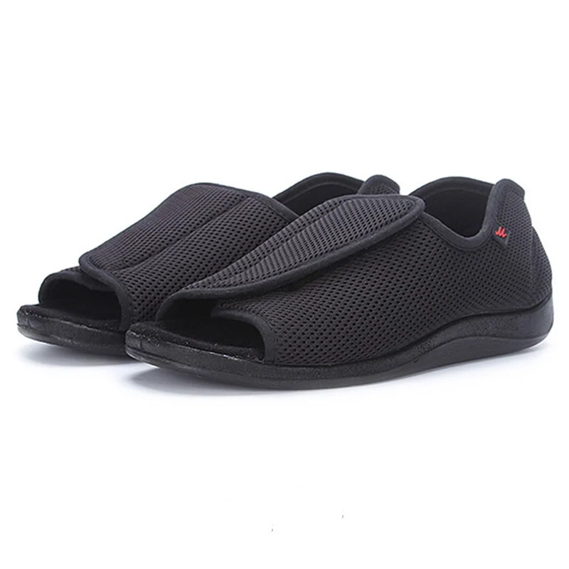 

Widening shoes with diabetic mesh can adjust the deformity of fat feet, swollen feet, broad thumbs and valgus of magic stickers