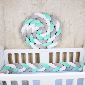 

2020NEW STYLE 1 PCS Anti-collision Strip Three-strand braided pillow woven anti-collision sofa bed head pillow bed Circumference