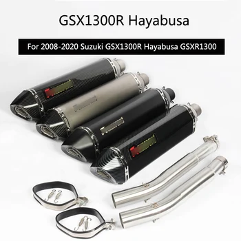 

2008-2020 GSX1300R Hayabusa Exhaust Pipe for Suzuki Motorcycle Mid Pipe Slip On 51mm Exhaust Muffler Escape 570mm Left Right