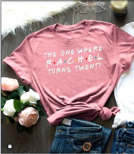 Рубашка с коротким рукавом 100% хлопок для вечеринки в честь Дня Рождения | Женская