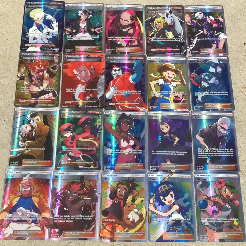Olivia Trainer Full Art Pokemon Card Sun And Moon Crimson Invasion 111 111 Ultra Rare Holo