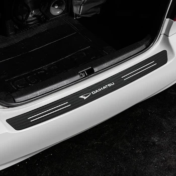 

Car Styling Carbon Fiber Car Rear Bumper Trunk Scuff Protective Anti-Scratch Sill Cover Trim Guard Decal Sticker For daihatsu