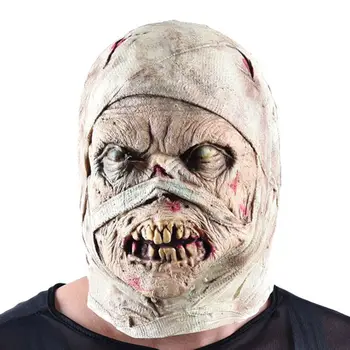 

Halloween Horror Mask Terrible Party Cosplay Mask Disgusting Rot Face Headgear Zombie Costume Party Haunted House Horror Props
