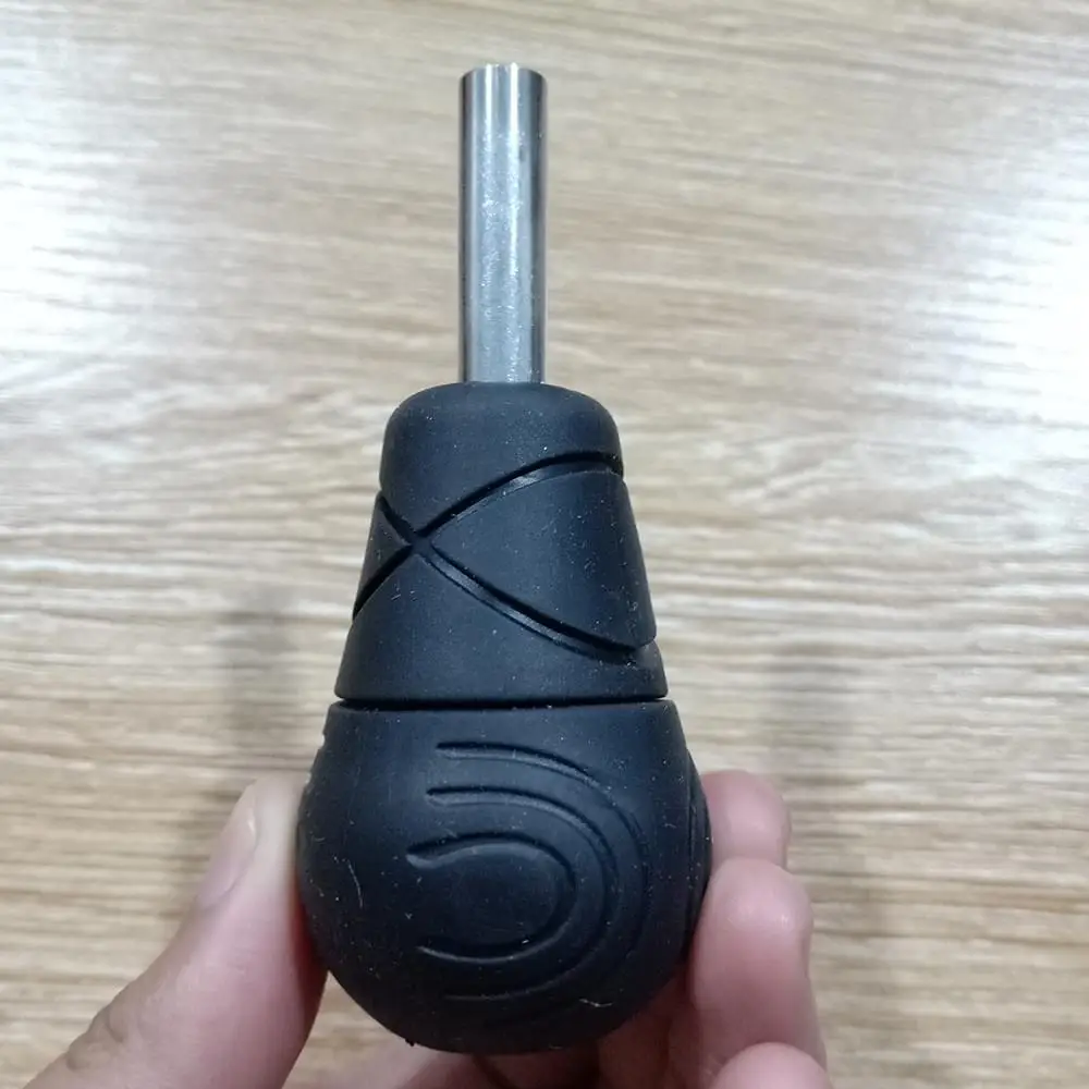 Self-Lock Tattoo Grip Silicone Cover Copper Core Tube Tattoo Machine Gun Part Auto Lock Handle