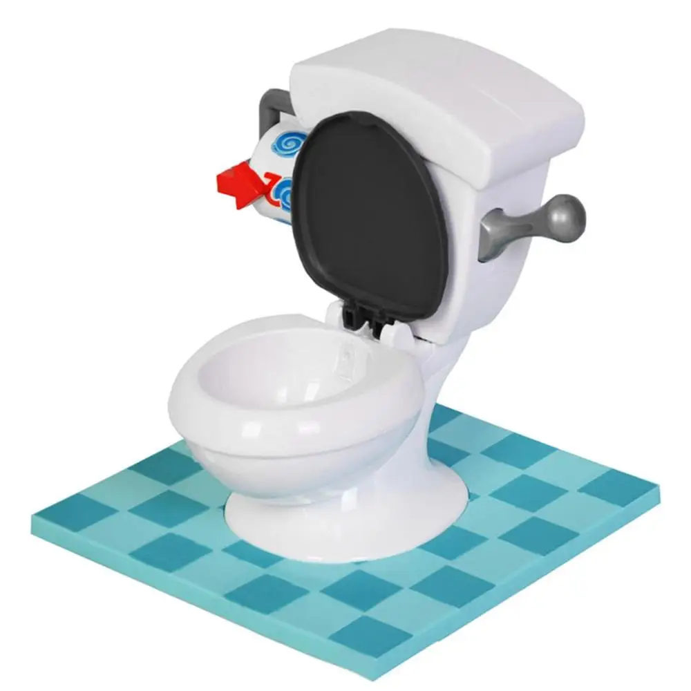 Toilet Trouble детская забавная случайная игра с распылителем воды для туалета