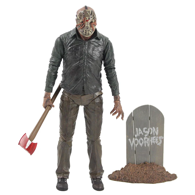 19 см NECA оригинальная Friday The 13th PartV Jason Voorhees ПВХ фигурка новая Beginning Ver. Коллекционная модель игрушки с коробкой