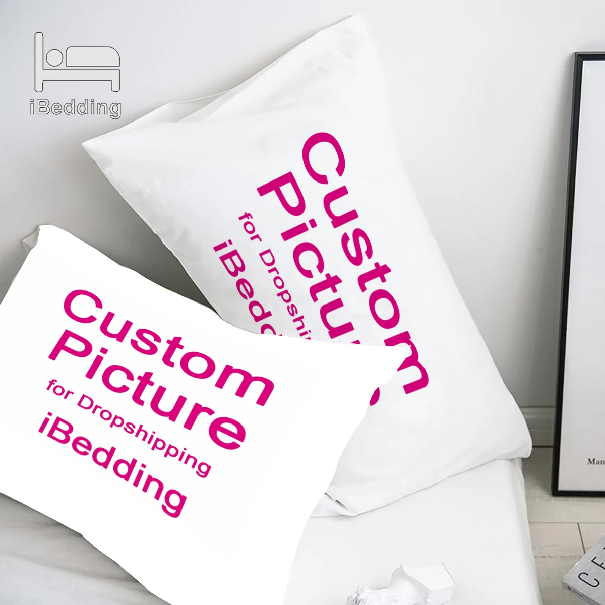 Custom Pillowcase Print Custom Image Pillow Case Bedding Set Sofa Pillow Cover Envelope Home Decor Dropshipping
