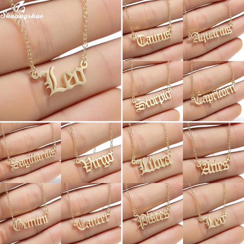 New Constellation Zodiac Jewelry Leo 