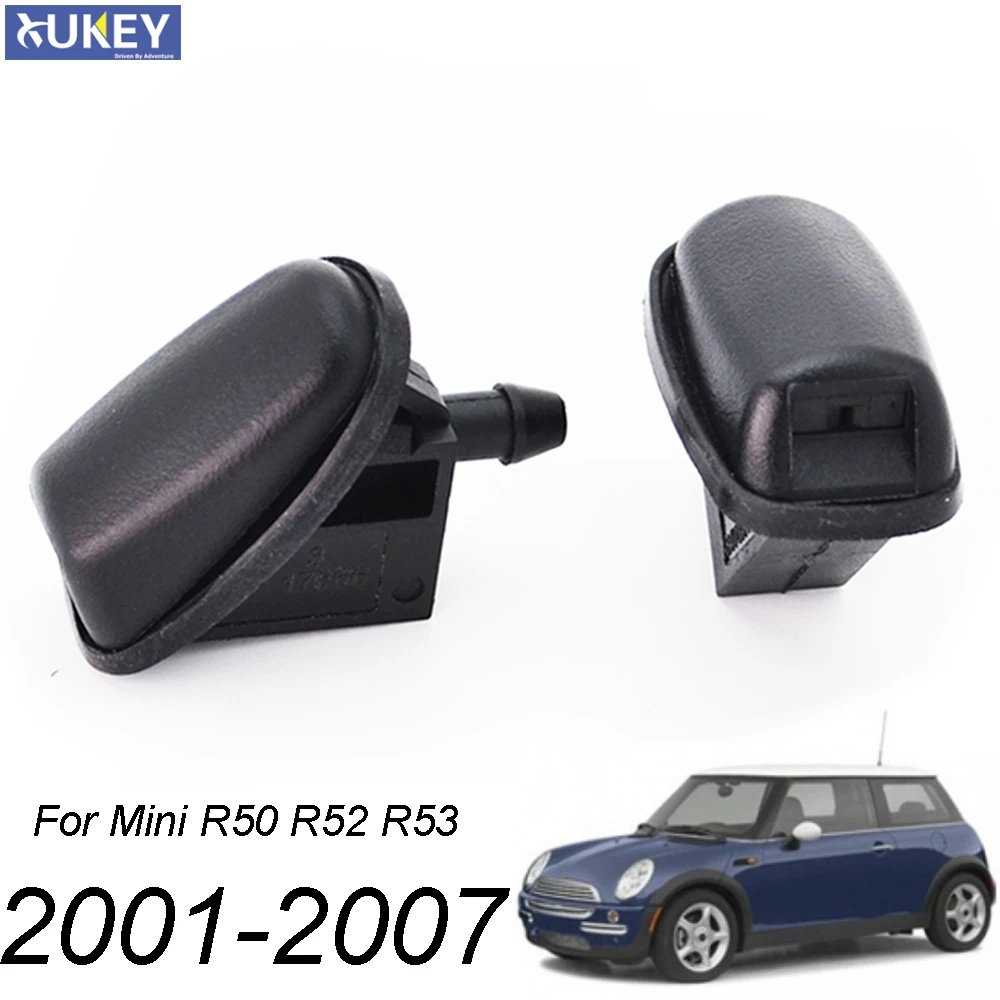 

Xukey Front Windshield Windscreen Washer Jet Nozzle Kit For BMW Mini Cooper One R50 R52 R53 2001 - 2007