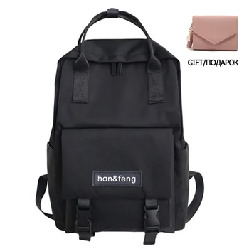 

Teenage School Bag Women Girl Backpack Large Capacity Waterproof School Bag Female Casual Bagpack Rucksack Fashion Backbag