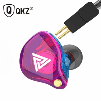 

Original QKZ VK4 Colorful DD In Ear Earphone Headset HIFI Bass Noise Cancelling Earbuds With Mic Replaced Cable Earphone