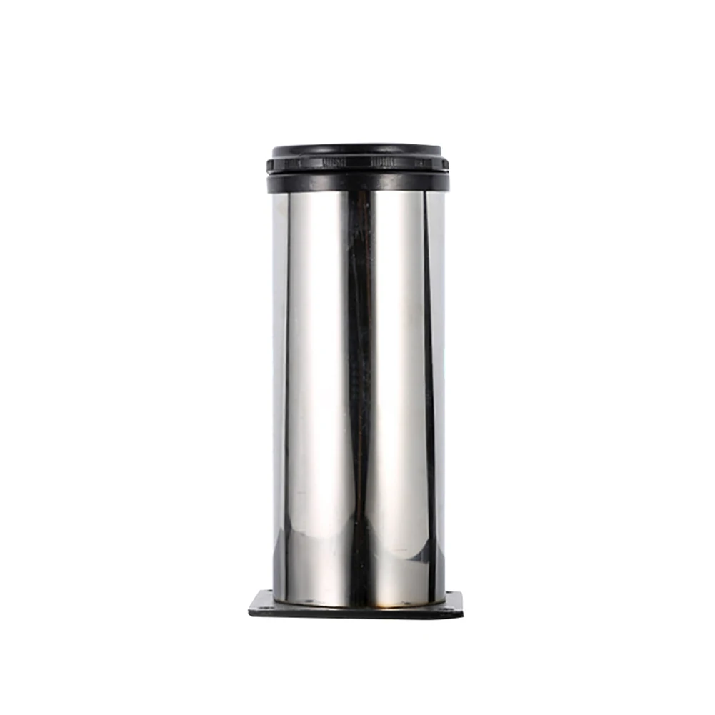 

Round Home Hardware Table Living Room Furniture Foot Adjustable Stainless Steel Anti Slip Durable Support Hotel Cabinet Legs DIY
