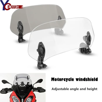 

Motorcycle Adjustable WindScreen Windshield Spoiler Deflector for KAWASAKI NINJA 250R 300R 400R 650R VERSYS 300X EX250R Z1000SX