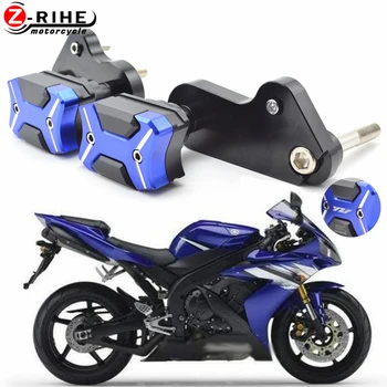 

Motorcycle Accessories CNC Aluminum Frame Crash Pads Engine Case Sliders Protector Pour For Yamaha YZF1000 YZF 1000 R1 2009-2014