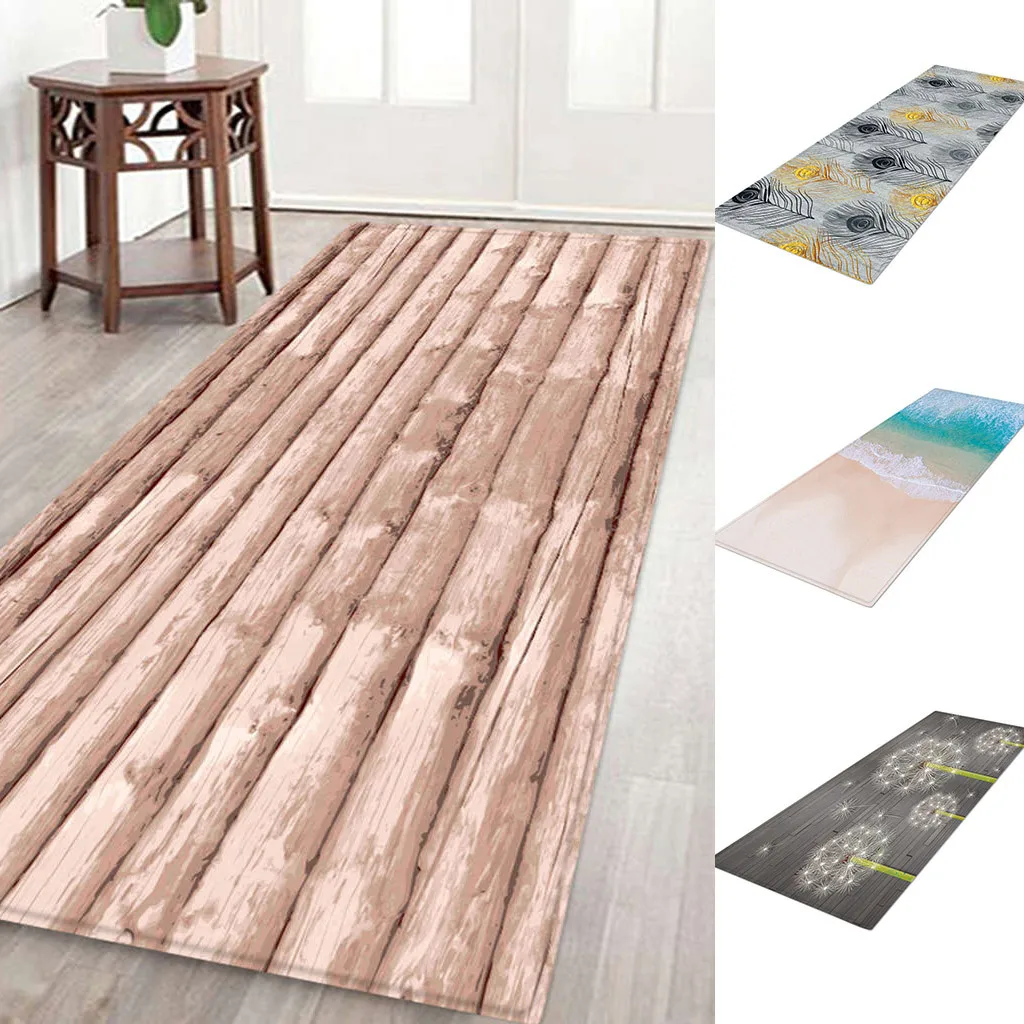 New Fashion mat Rugs Kitchen Rug Non Skid Small Accent Throw Rugs for Entryway and Bedroom Bath Mats Kitchen Bathroom Home Decor