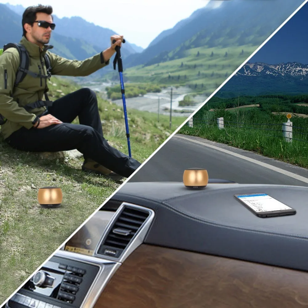 Bluetooth динамик портативный мини беспроводной Bluetooth Динамик Hands free музыка круглая коробка Громкий динамик для смартфона