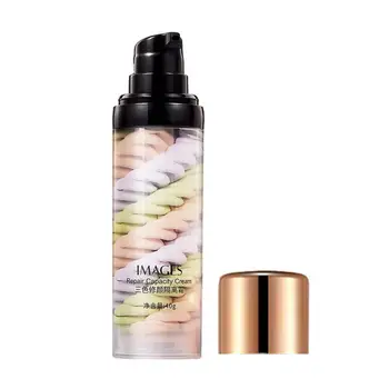 

2020 Sun-proof Primer Repair Pre-milk Tri-Color Isolation Concealer Cream Cream Base Makeup L3F2