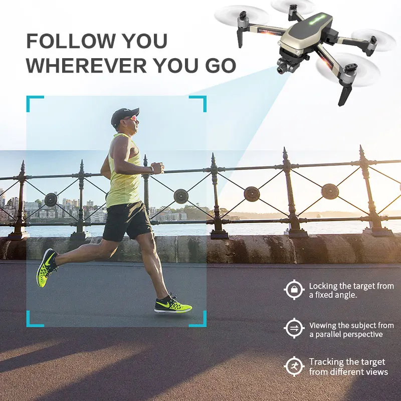 GPS X1PRO GPS UAV Quadcopter With 4K/1080P HD Wide Angle Camera Foldable Altitude Hold Durable RC Drone GPS X1PRO GPS UAV Quadcopter With 4K/1080P HD Wide Angle Camera Foldable Altitude Hold Durable RC Drone