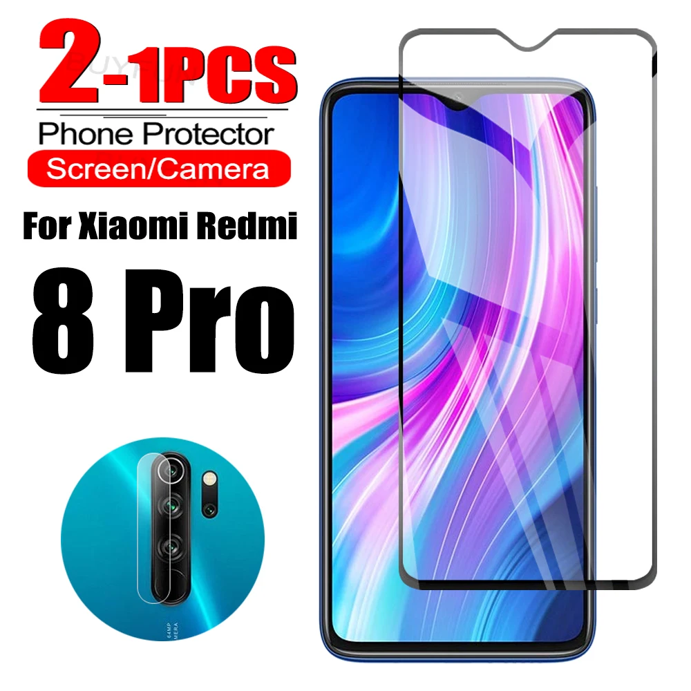 1-2 шт. Защитное стекло для экрана Xiaomi Redmi Note 8 8Pro закаленное защитное пленка