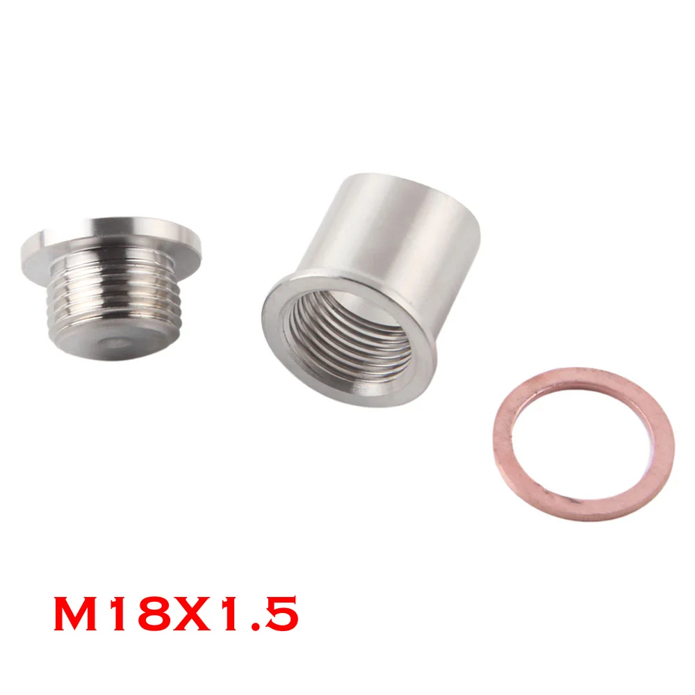 M18x1.5 Универсальный O2 кислородный датчик со ступенчатой головкой и заглушками из
