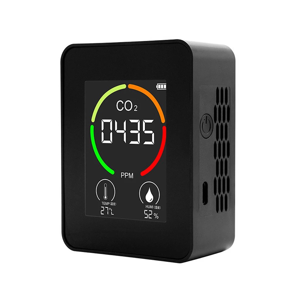 Sensor de CO2 para interior, Detector de aire Digital, analizador inteligente de calidad aire, de contaminación del hogar, Detector de Gas|Analizadores de AliExpress