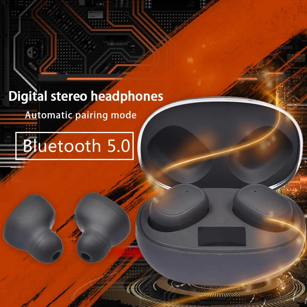 K28 TWS Bluetooth гарнитура 5,0 истинный беспроводной двойной в уши цифровой дисплей стерео наушники