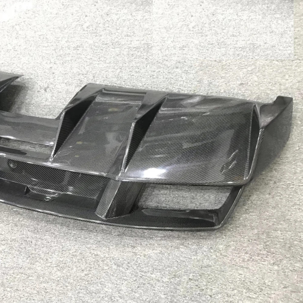 Углеродное волокно D стиль задний бампер диффузор протектор для Lamborghini Gallardo LP550 LP560 LP570
