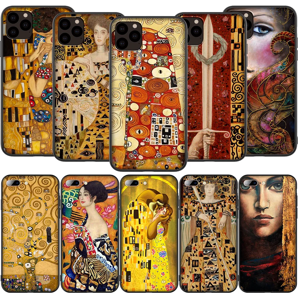 Lavaza K56 Густава Климта мягкий силиконовый чехол для iPhone 12 11 Pro XS Max XR X 8 7 6 6S Plus 5 5S SE 2020