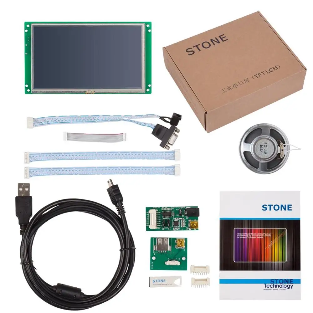 7 &quot800x480 TFT LCM с ЦП + сенсорная панель UART порт командный набор|tft lcm|tft lcd tv monitortft color |