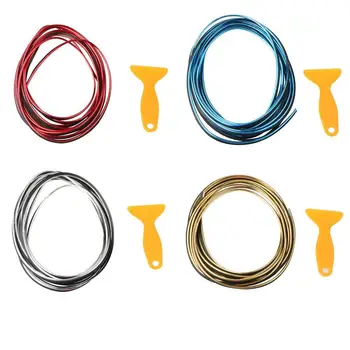 

General-Purpose Automotive Interior Instrument Panel Gap Trim Strip Plating Car Styling Accessories Strip Sticker
