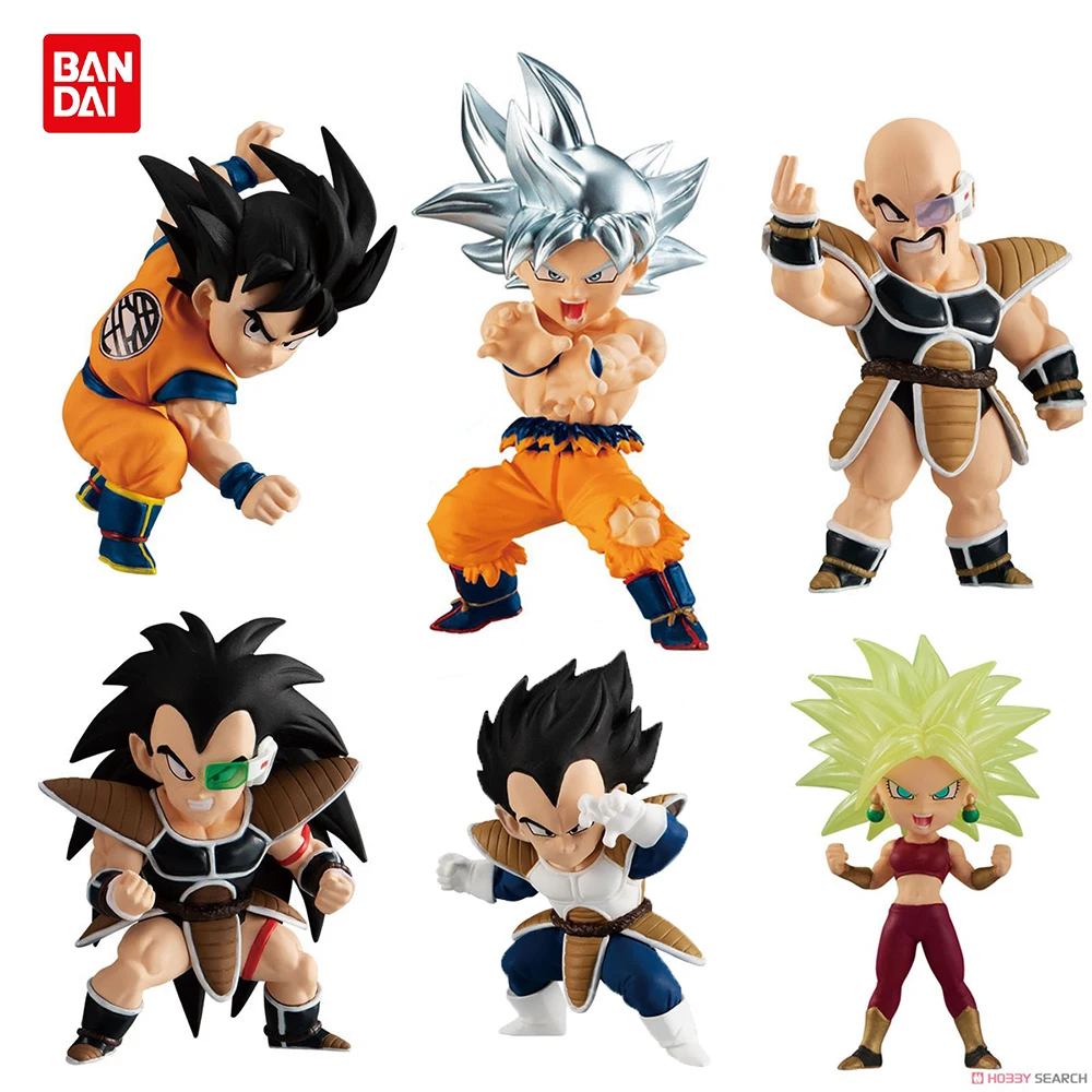 В наличии Bandai Dragon Ball рекламная фигурка MOTION 5 Vegeta Nappa Raditz статуя Shokugan коллекционные