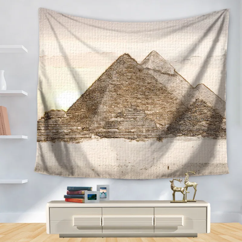 Zeegle 3D Printed Wall Hanging Microfiber Blanket Yoga Mat Decorative Tapestry for Home Rectangle Wall Rug
