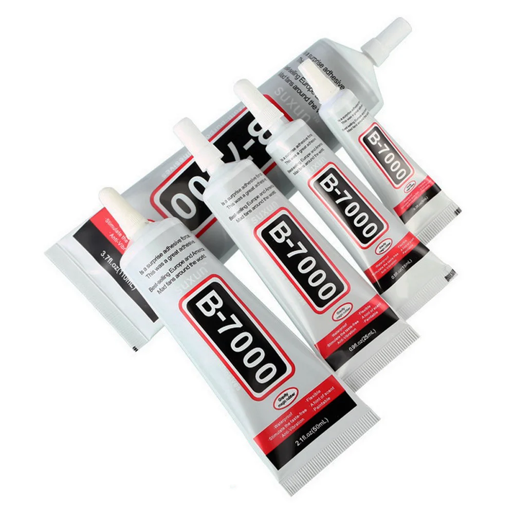 

B7000 Multi Purpose Glue for DIY Rhinestones Crystal Jewelry Nail 15/25/50/110ml Epoxy Resin Screen Crafts Glass Repair Gel Glue