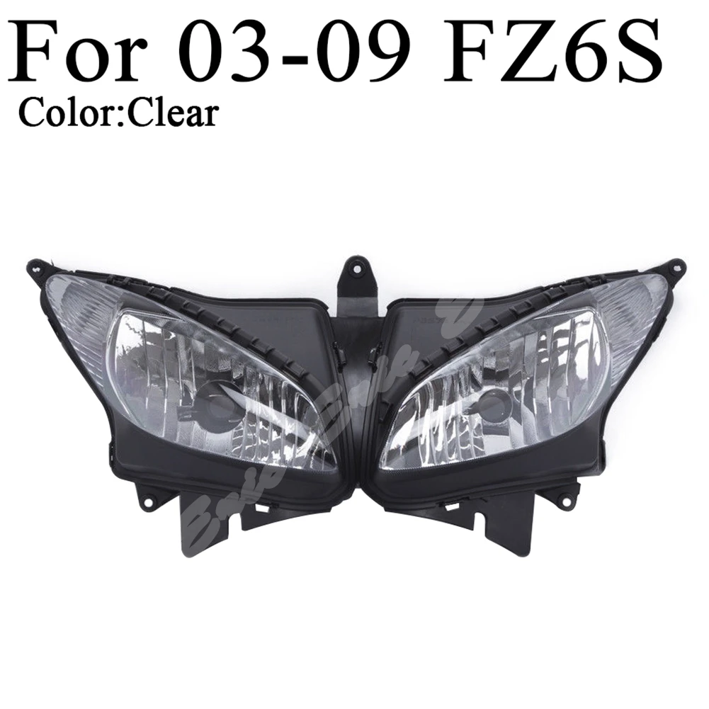 Motorcycle Front Headlight Lamp Assembly For Yamaha FZ6S 2003 2004 2005