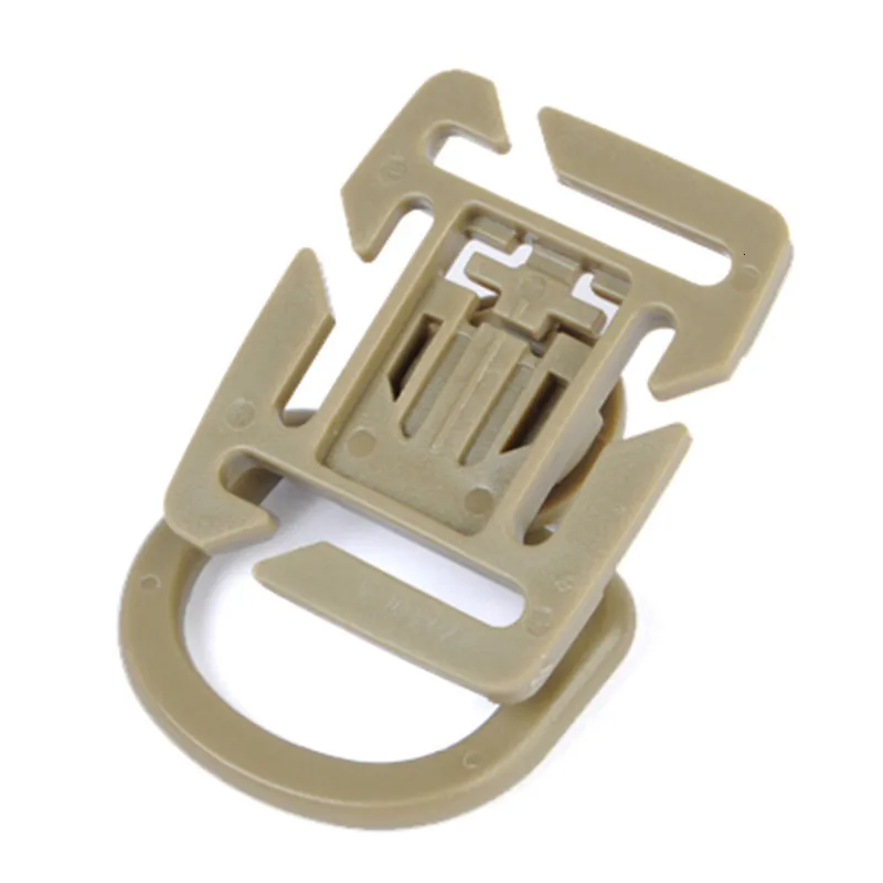 2 шт. Открытый тактический рюкзак d-образное кольцо зажимы вращение на 360 градусов Molle лямки крепления для рюкзака Сумки пластиковый зажим